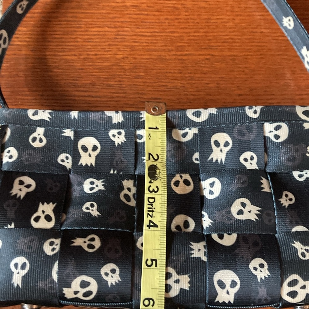 HARVERYS DISNEY COUTURE NIGHTMARE BEFORE CHRISTMAS purse. Made with seatbelts! - Picture 11 of 11